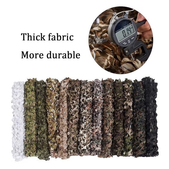 Senmortar Camo Netting, 5’x 39’ ft Bulk Roll Camouflage Netting, Hunting - Picture 3 of 5